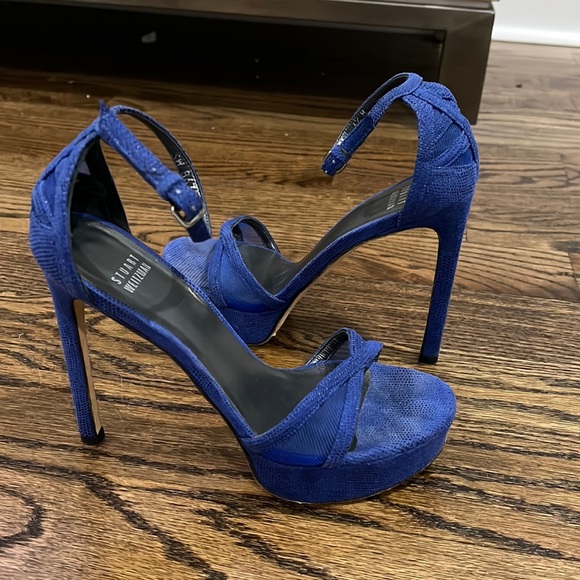Stuart Weitzman platform sandal sz 6.5 - Picture 1 of 16